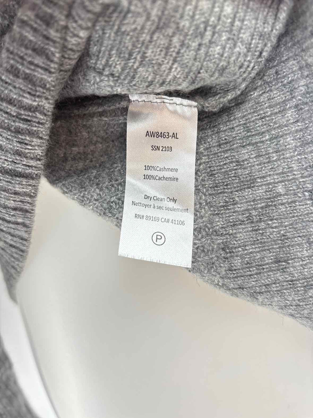 Size L ATM Gray Cardigan