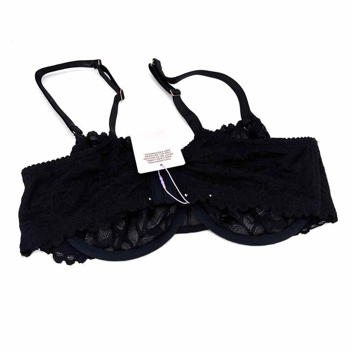 Size 38 FENTY Black Lace Bra