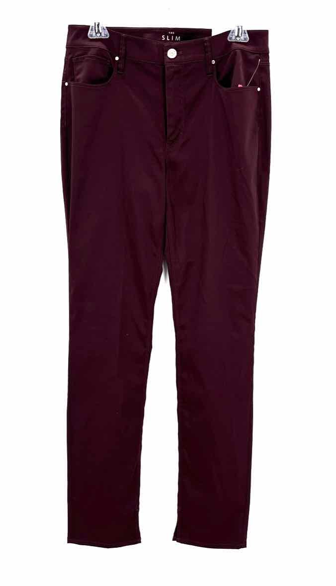Size 8 White House Black Market Burgundy Pants