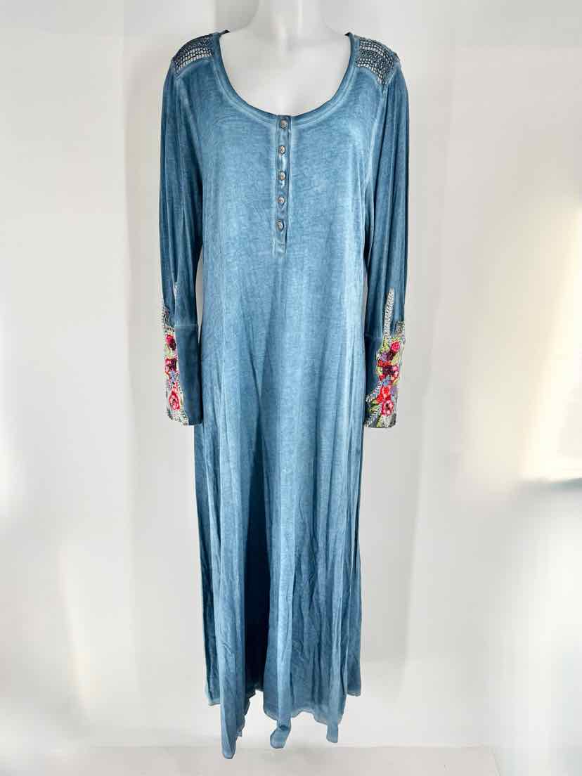 Size XL SOFT SURROUNDINGS Blue Dress