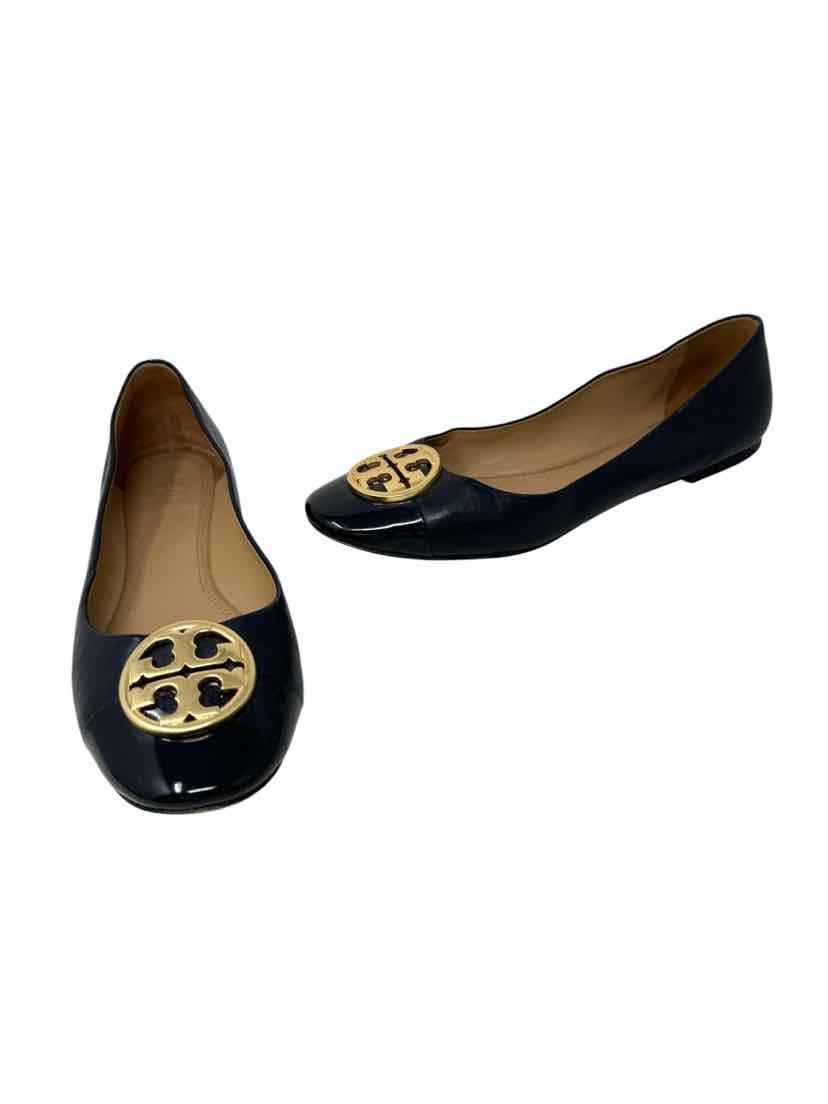 Shoe Size 9 Tory Burch Navy Flats