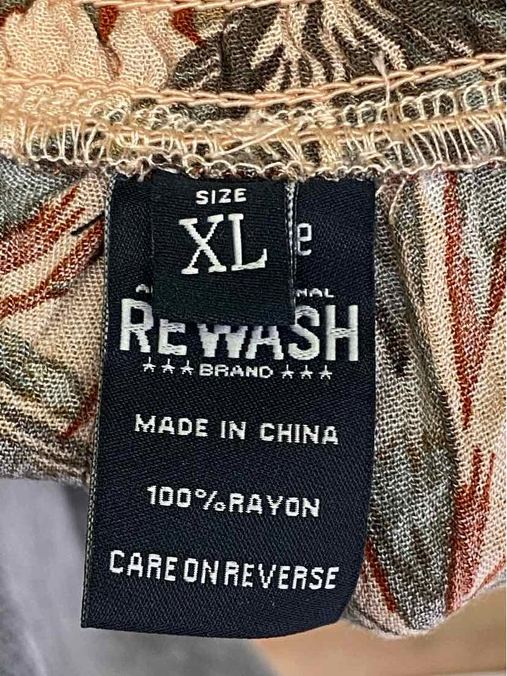 Size XL REWASH Tan Shorts