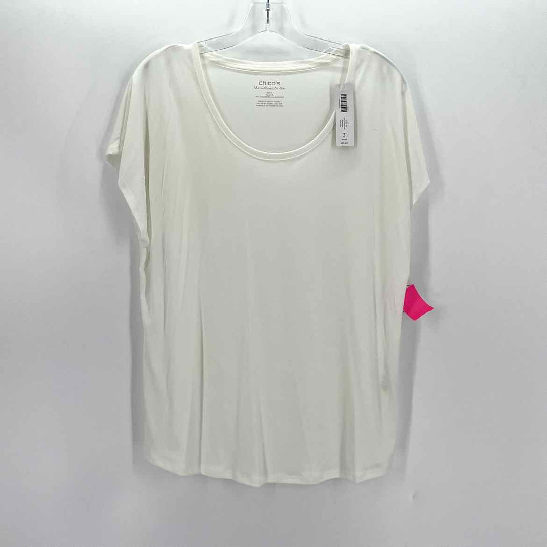 Size XL Chico's Ivory Shirt