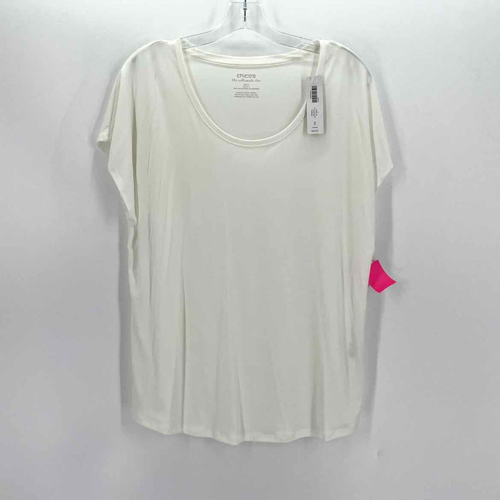 Size XL Chico's Ivory Shirt