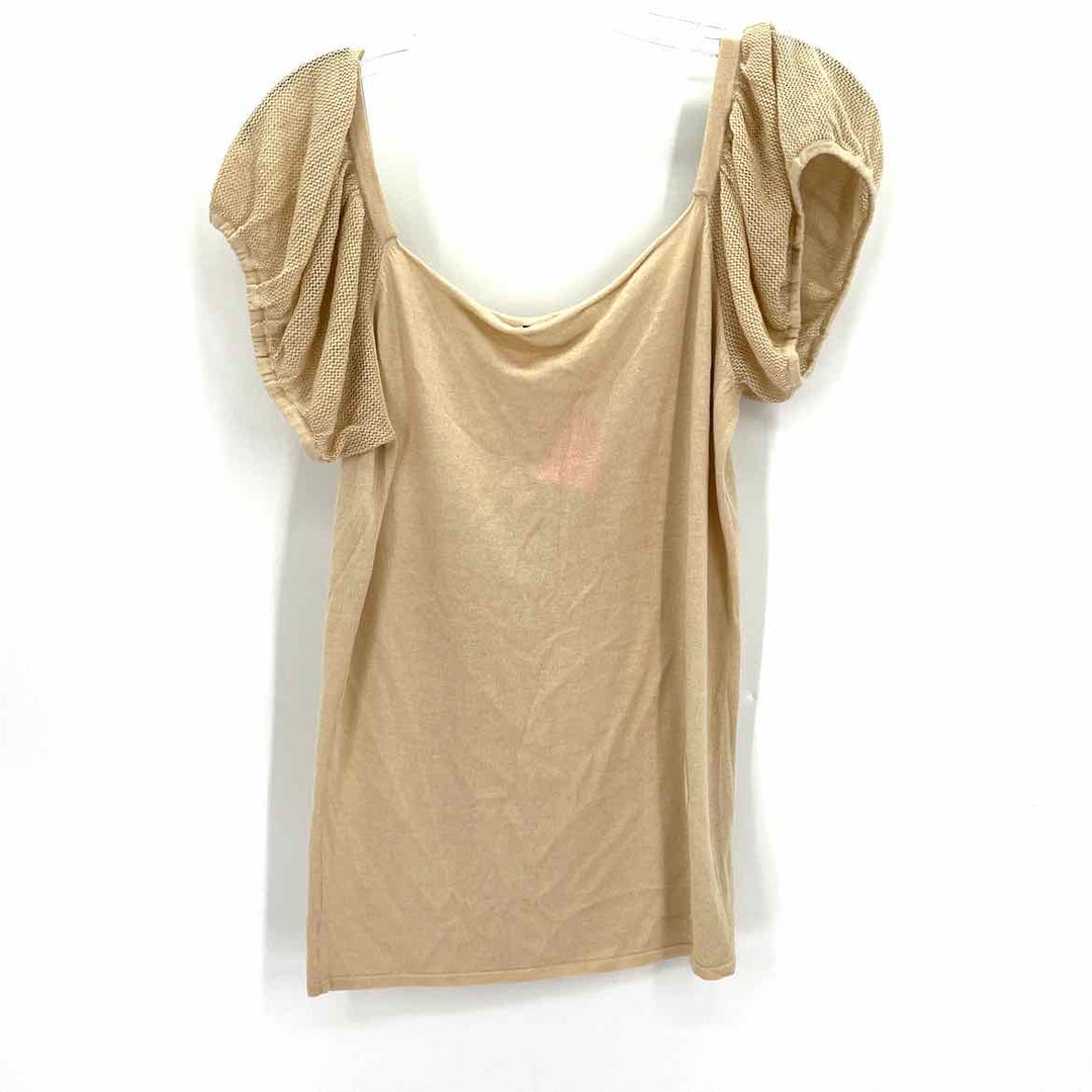 Size S ELIE TAHARI Tan Shirt