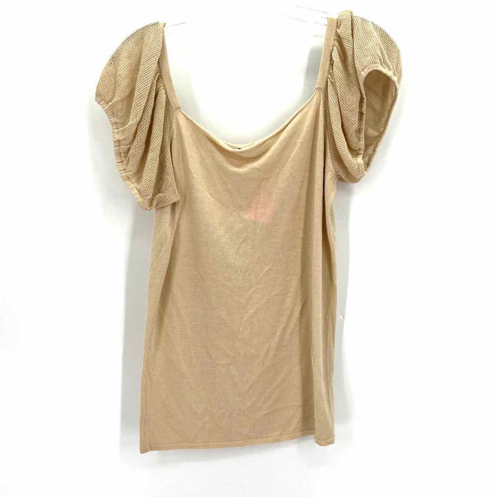 Size S ELIE TAHARI Tan Shirt