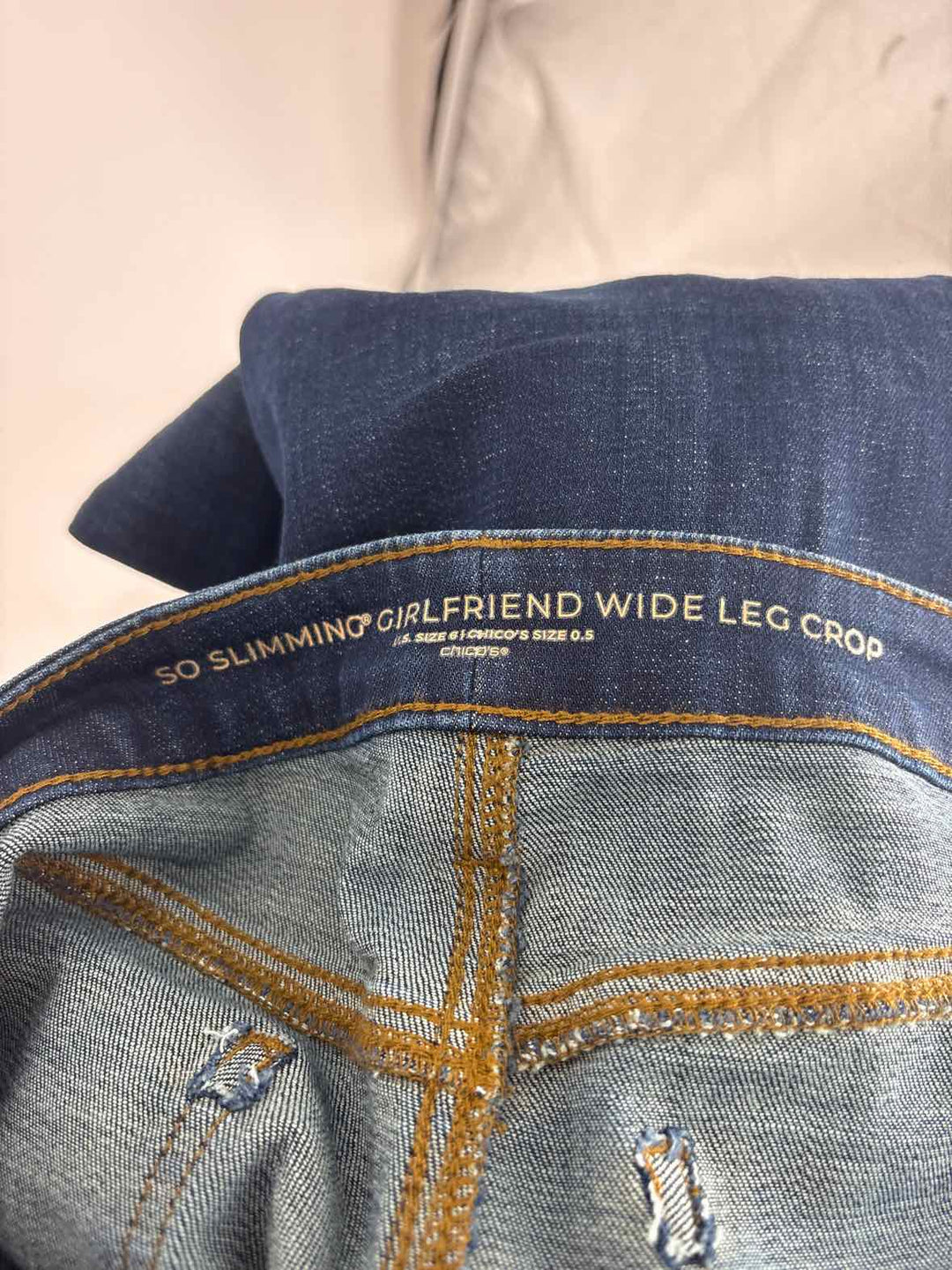 Size 6 Chico's Denim Pants