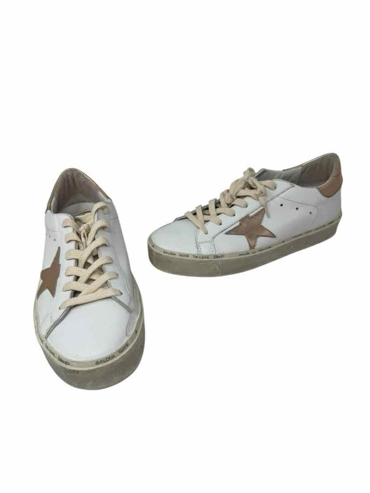 Shoe Size 40 GOLDEN GOOSE White Leather Luxury - Sneakers