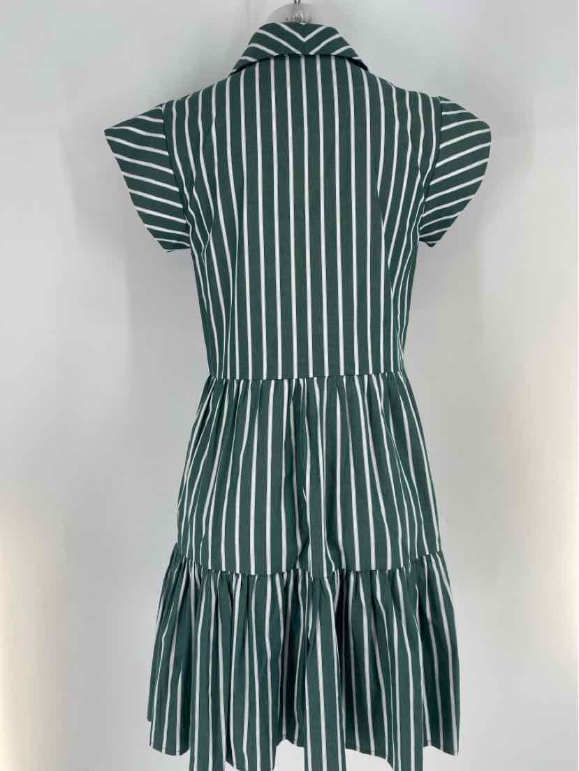 Size XS ANNA CATE Green Print Dress