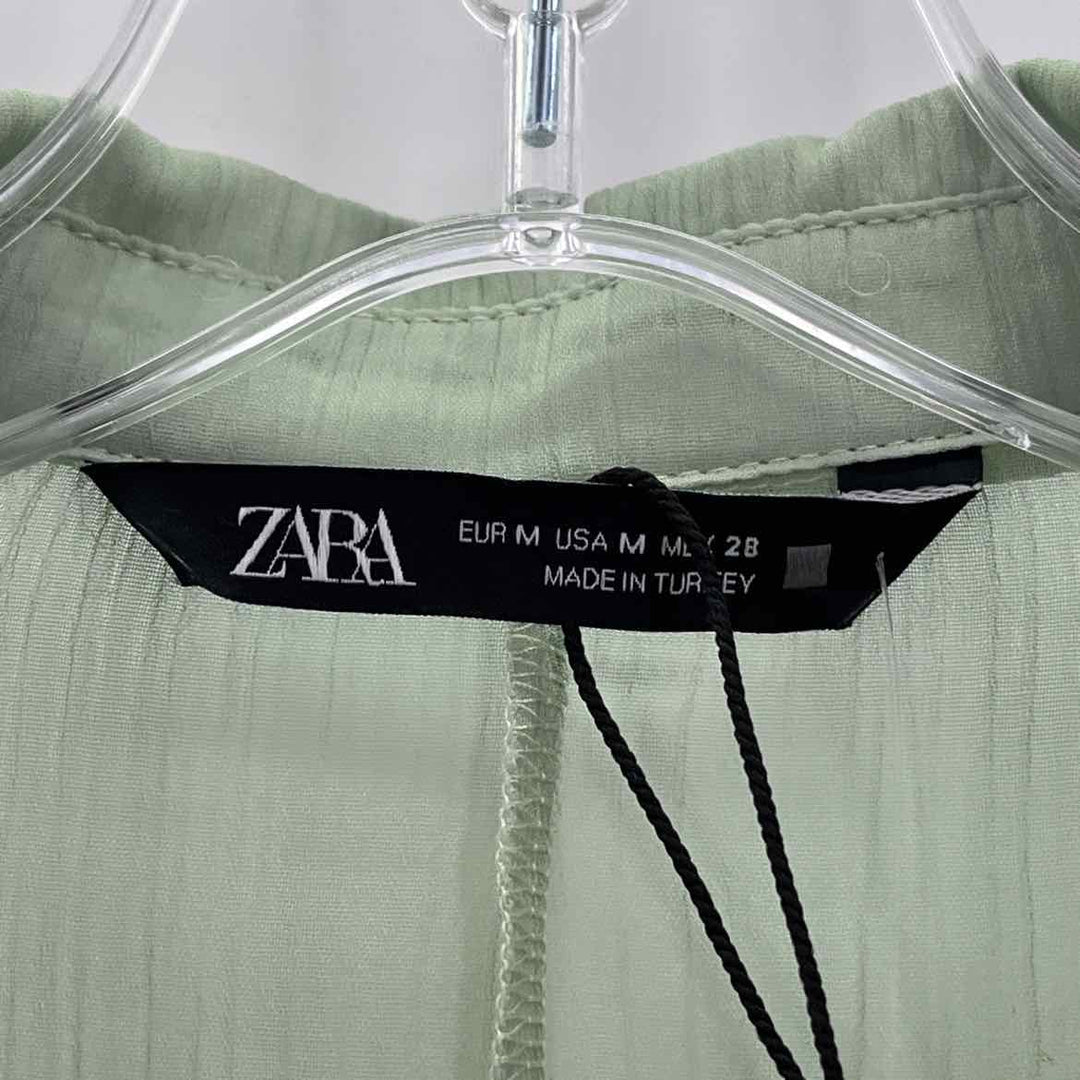 Size M ZARA Green Shirt