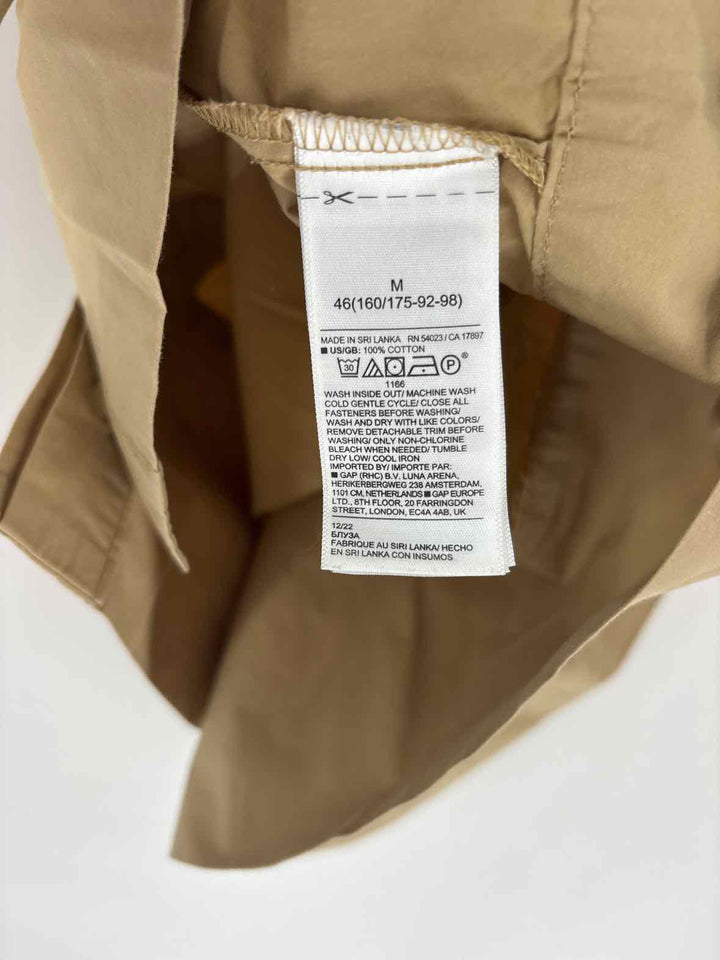 Size M Banana Republic Tan Cotton Shirt
