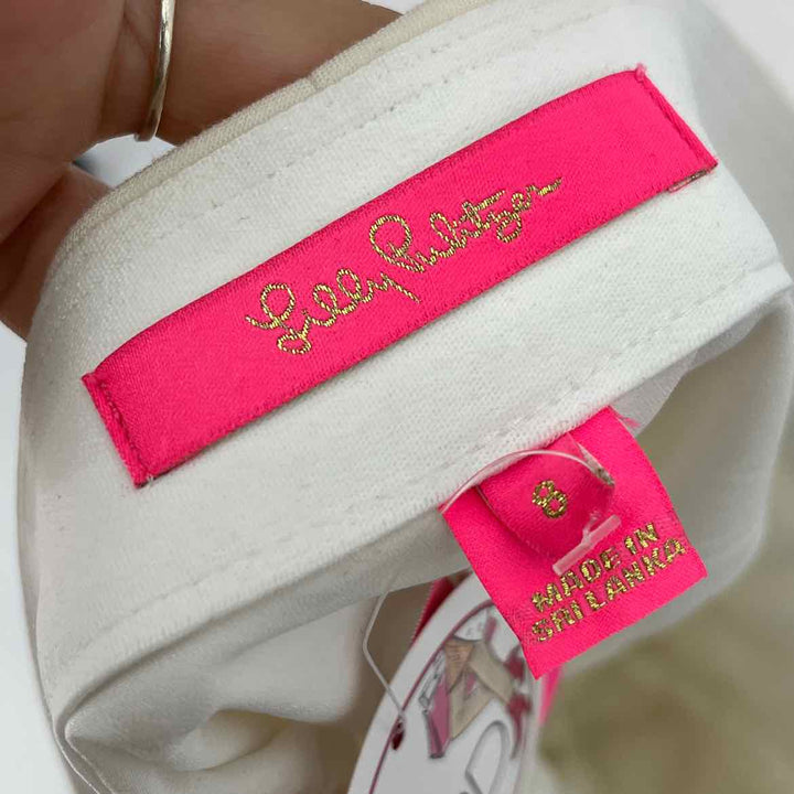 Size 8 Lilly Pulitzer White Pants