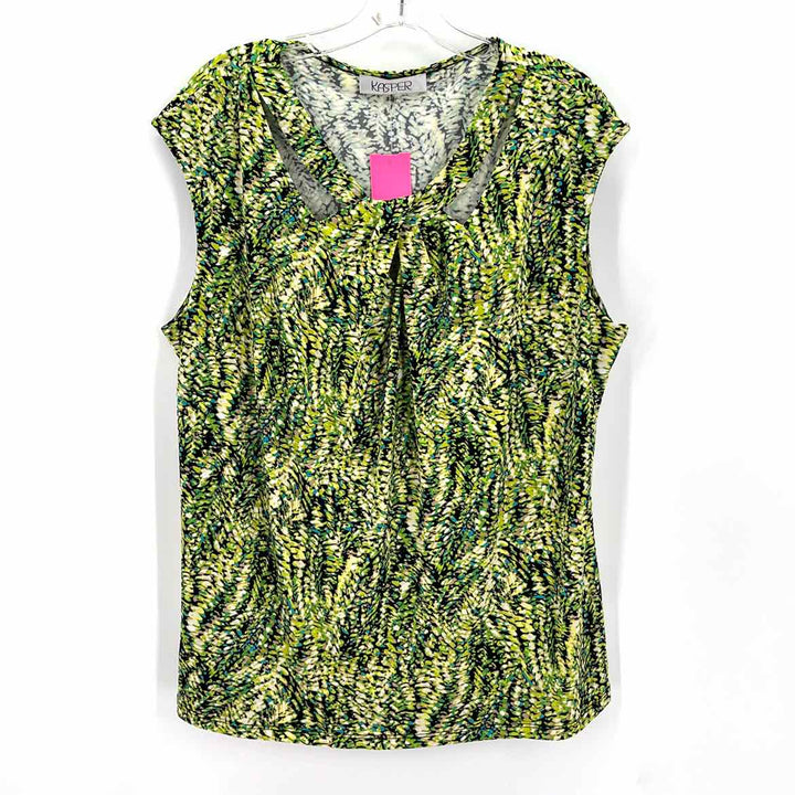 Size XL KASPER Lime Green Shirt