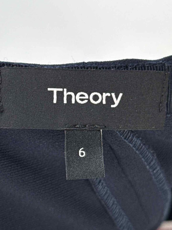 Size 6 THEORY Navy Luxury - Pants