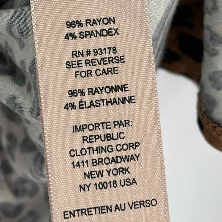 Size 2X PHILOSPHY Brown Shirt
