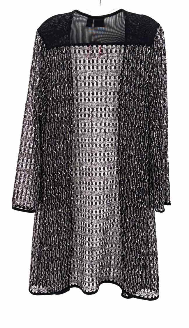 Size S Chico's Multi-Color Knit Sequined Cardigan