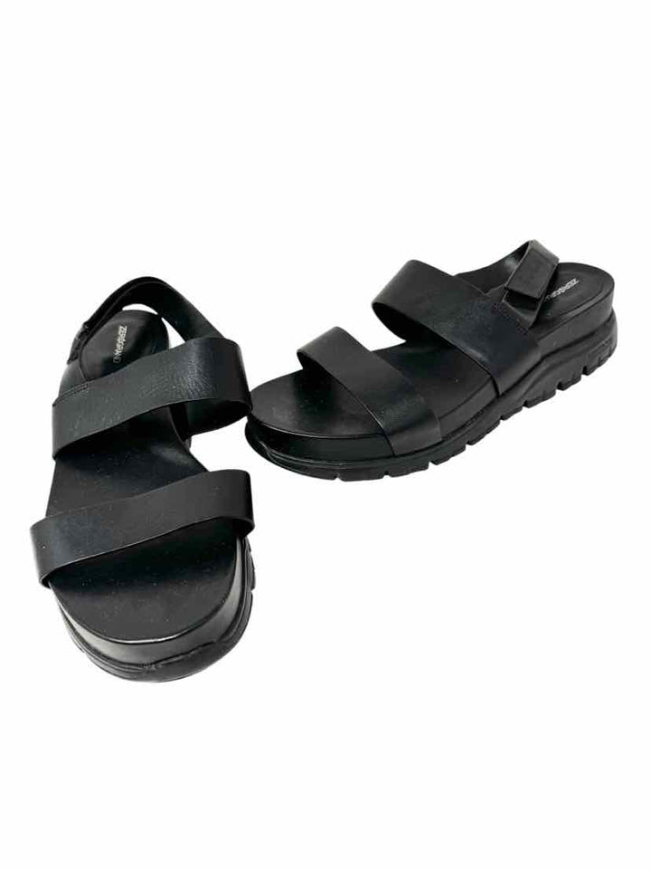 Shoe Size 10 Cole Haan Black Leather Sandals