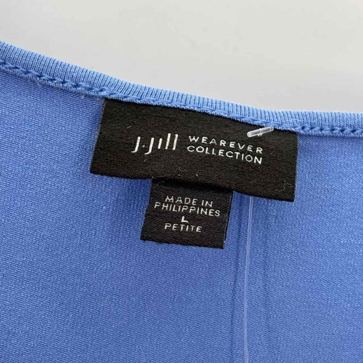 Size L J JILL Blue Shirt