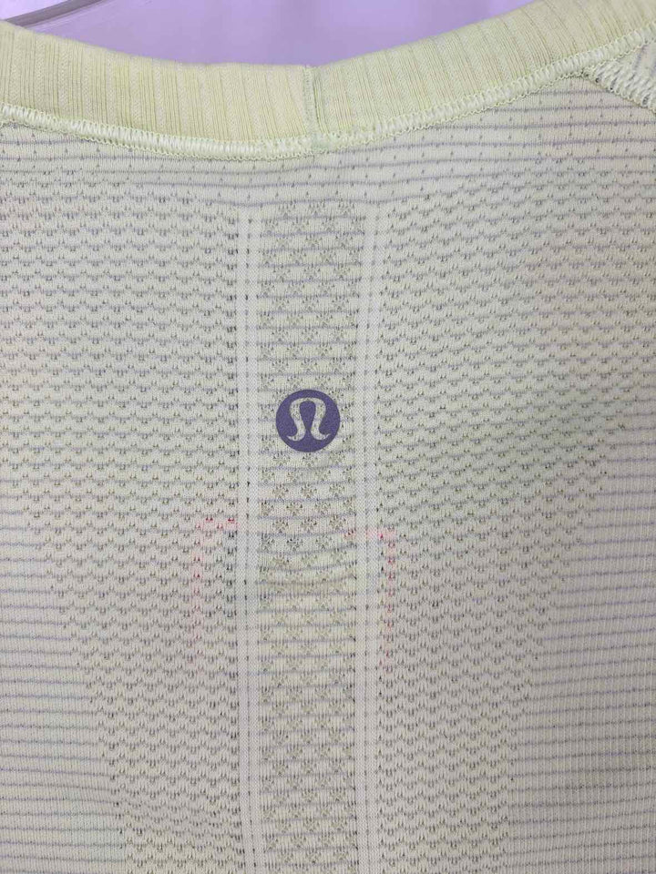 Size 8 Lululemon Yellow Shirt