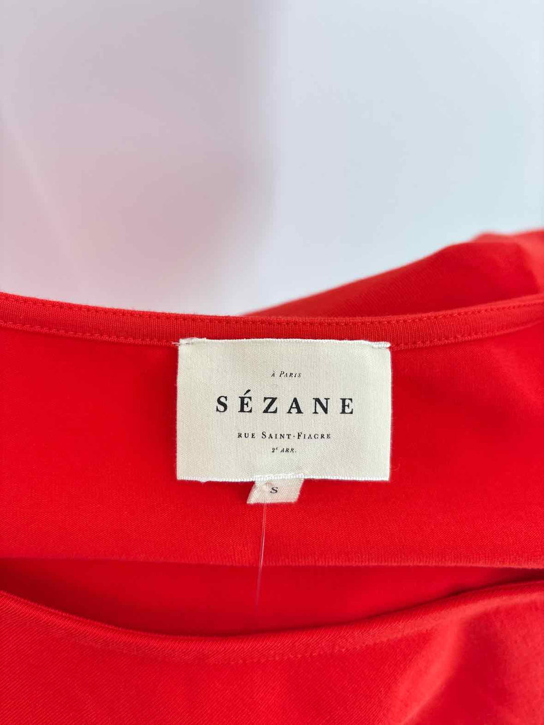 Size S SEZANE Red Luxury - Dress