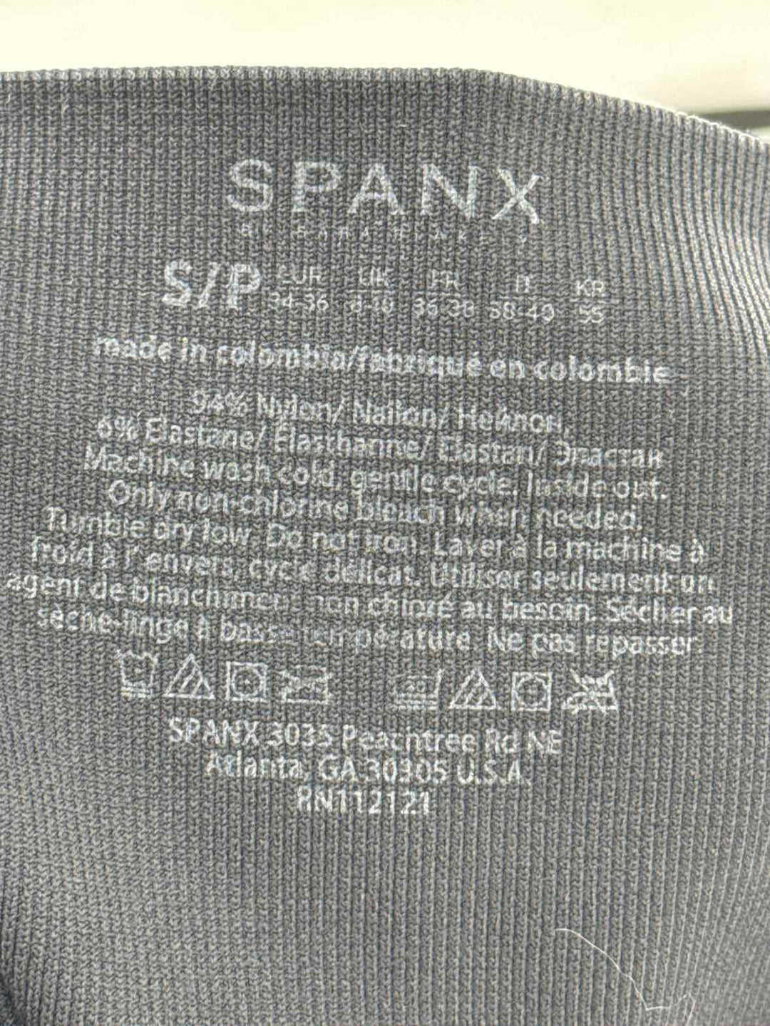 Size S SPANX Black Print Pants