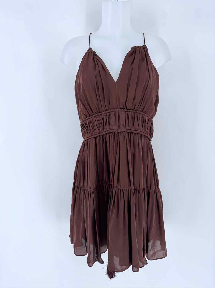 Size L Brown Dress
