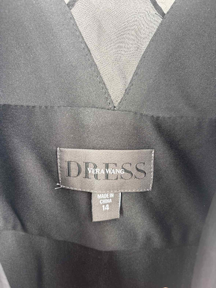 Size 14 VERA WANG Black Dress
