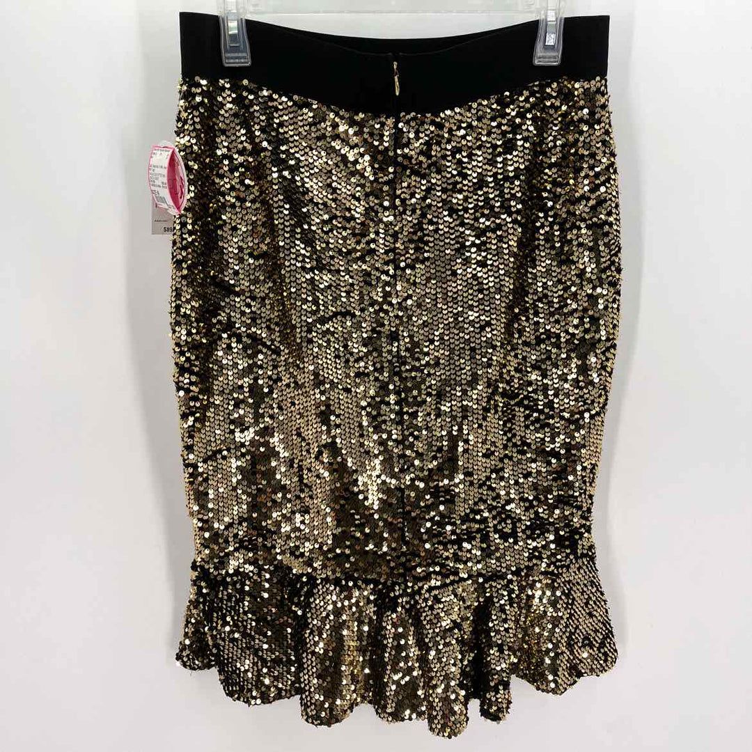 Size M Gold Sequined Skirt