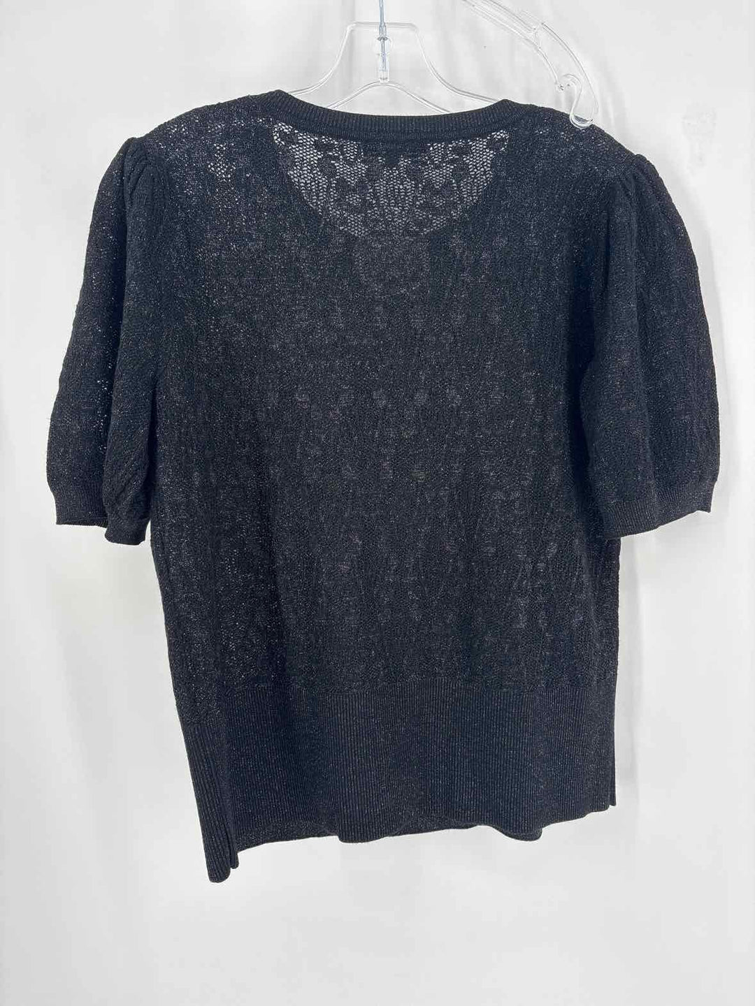 Size L Adrianna Papell Black Shirt