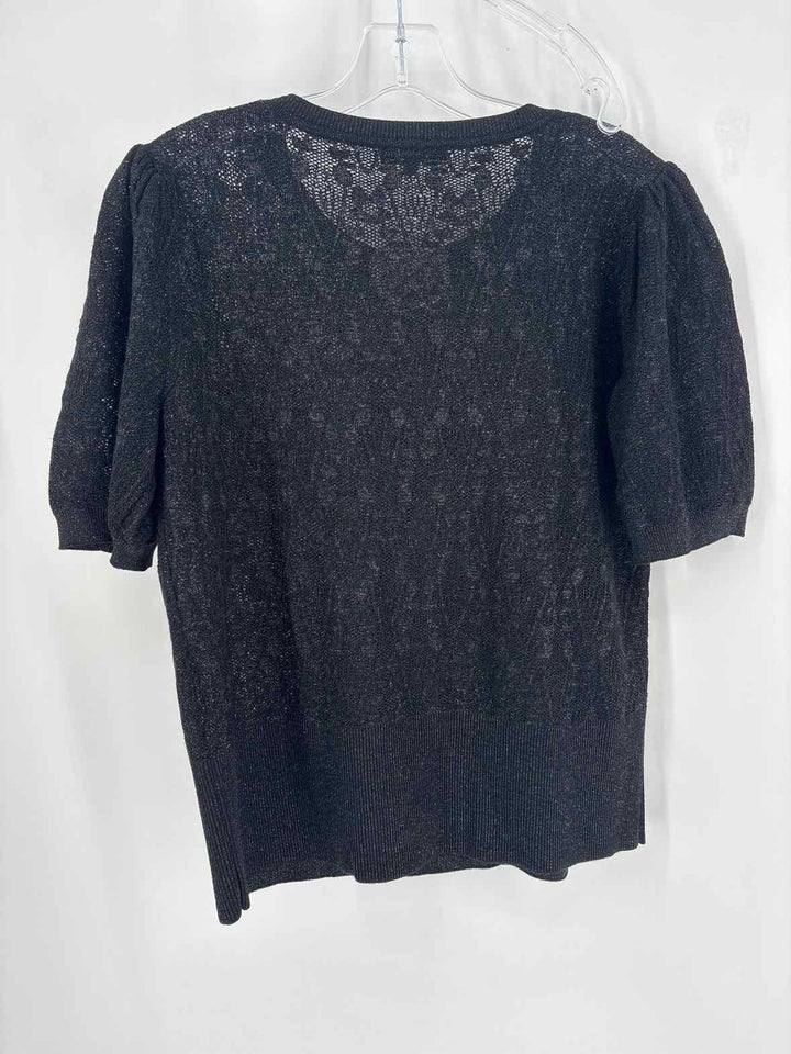 Size L Adrianna Papell Black Shirt