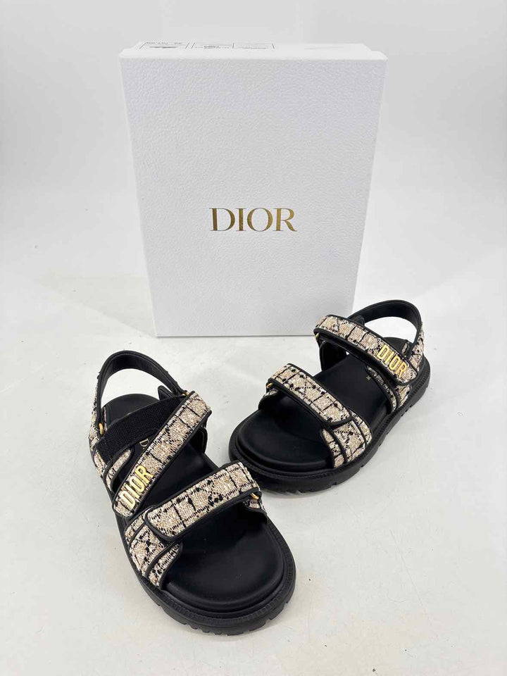 Shoe Size 38 CHRISTIAN DIOR Black Luxury - Sandals