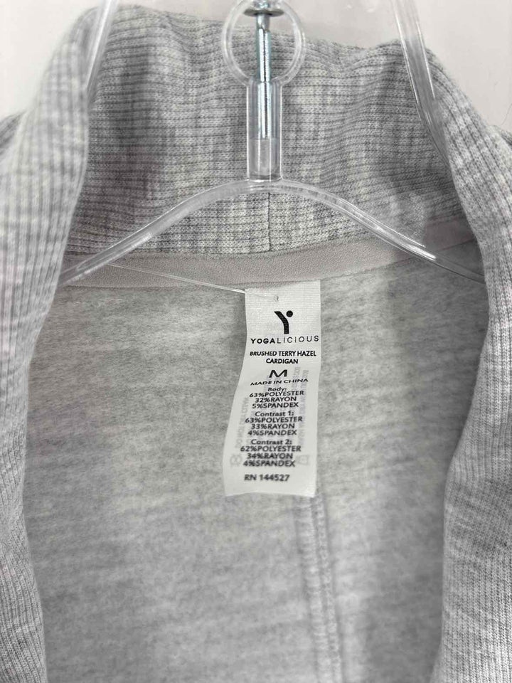 Size M YOGALICIOUS Gray Sweater