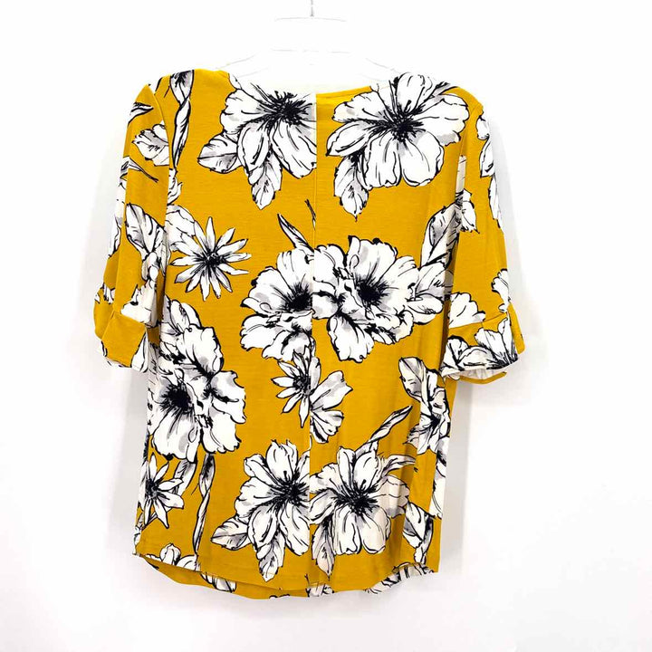 Size M Ann Taylor Mustard Shirt