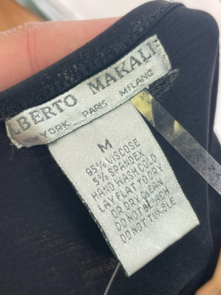 Size M ALBERTO MAKALI Black Shirt