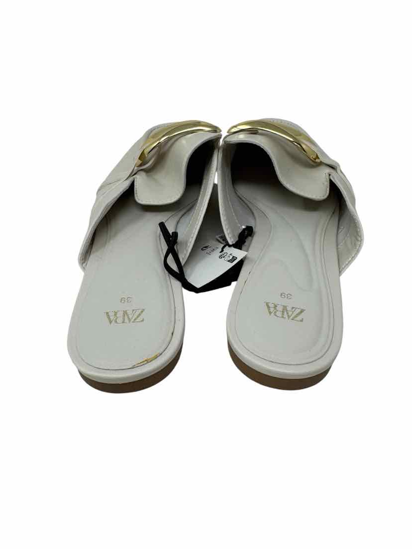 Shoe Size 39 ZARA Cream Mules