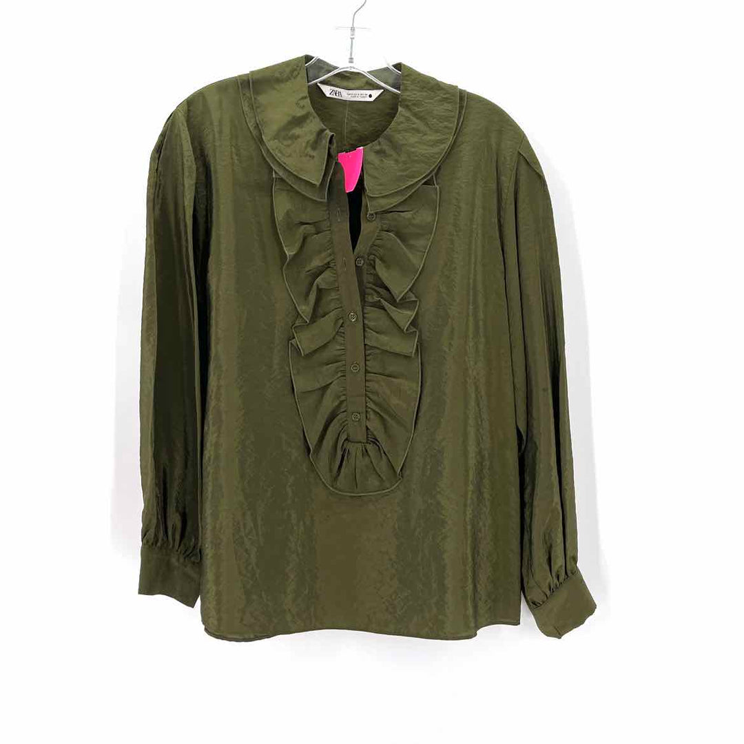 Size S ZARA Olive Shirt