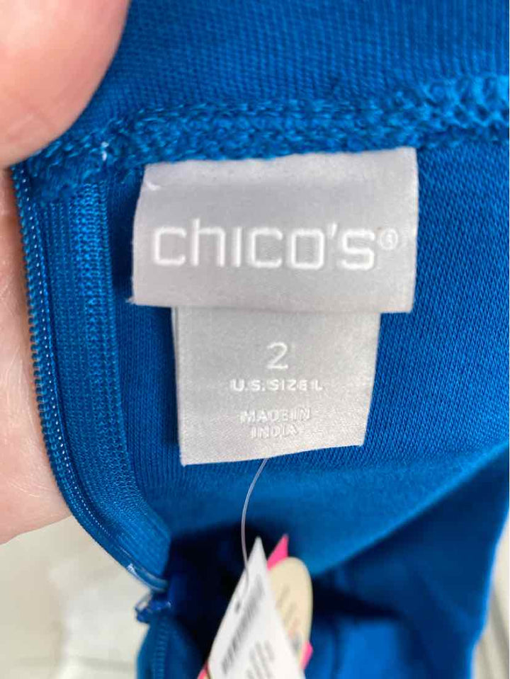 Size L Chico's Blue Shirt