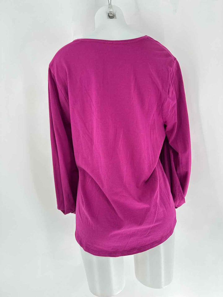 Size XL Chico's Fuschia Cotton Shirt