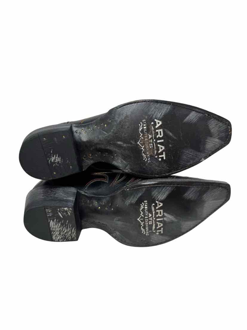 Shoe Size 6.5 Ariat Black Print Boots