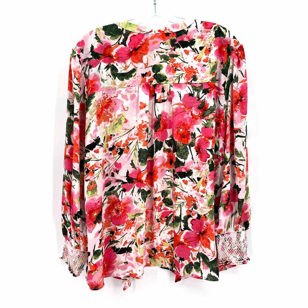 Size 2X CYNTHIA ROWLEY Red Shirt