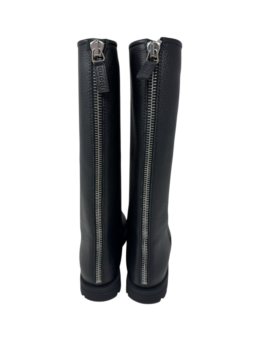 Shoe Size 38 Gucci Black Leather Luxury - Boots