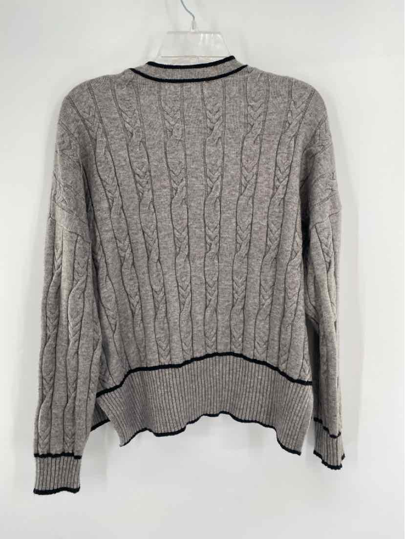 Size XL Adrianna Papell Gray Sweater
