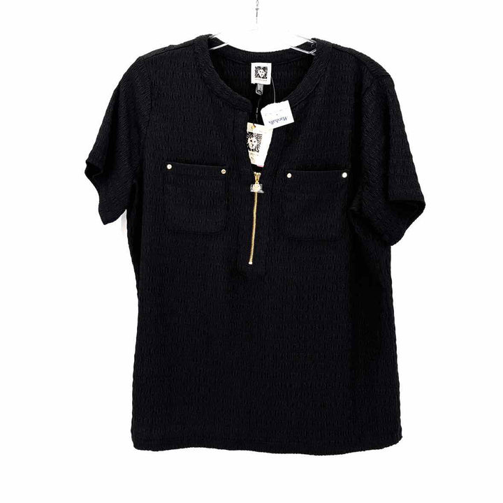 Size M Anne Klein Black Shirt