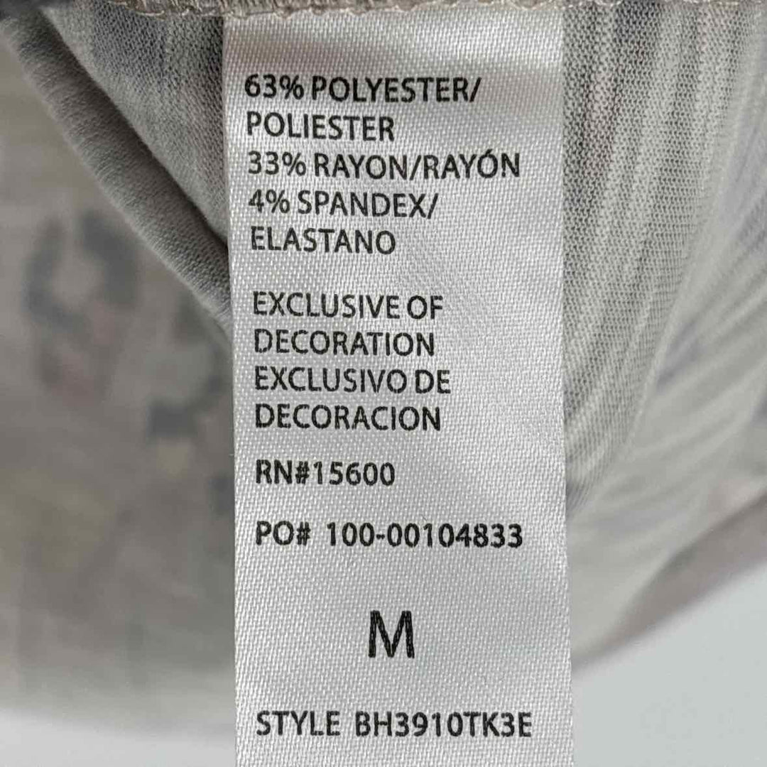 Size M DEMOCRACY gray print Shirt