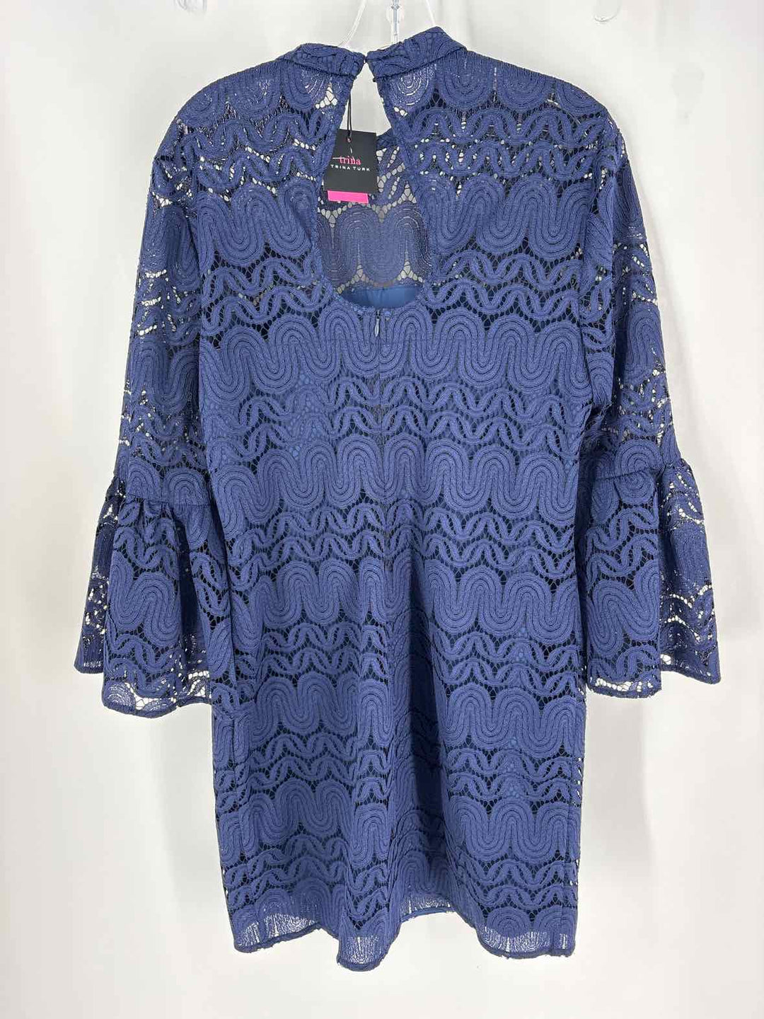 Size 12 TRINA TURK Navy Lace Dress