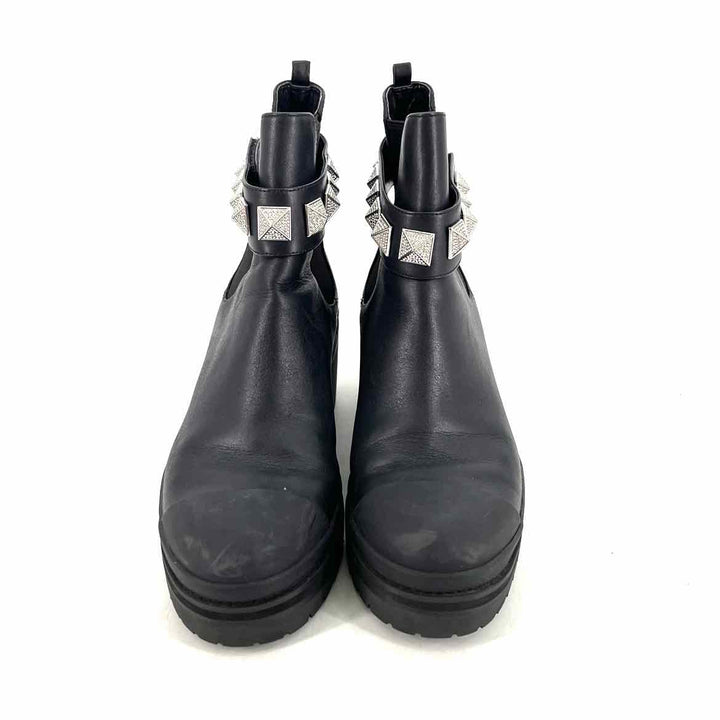Shoe Size 7 Michael Kors Black Leather Boots