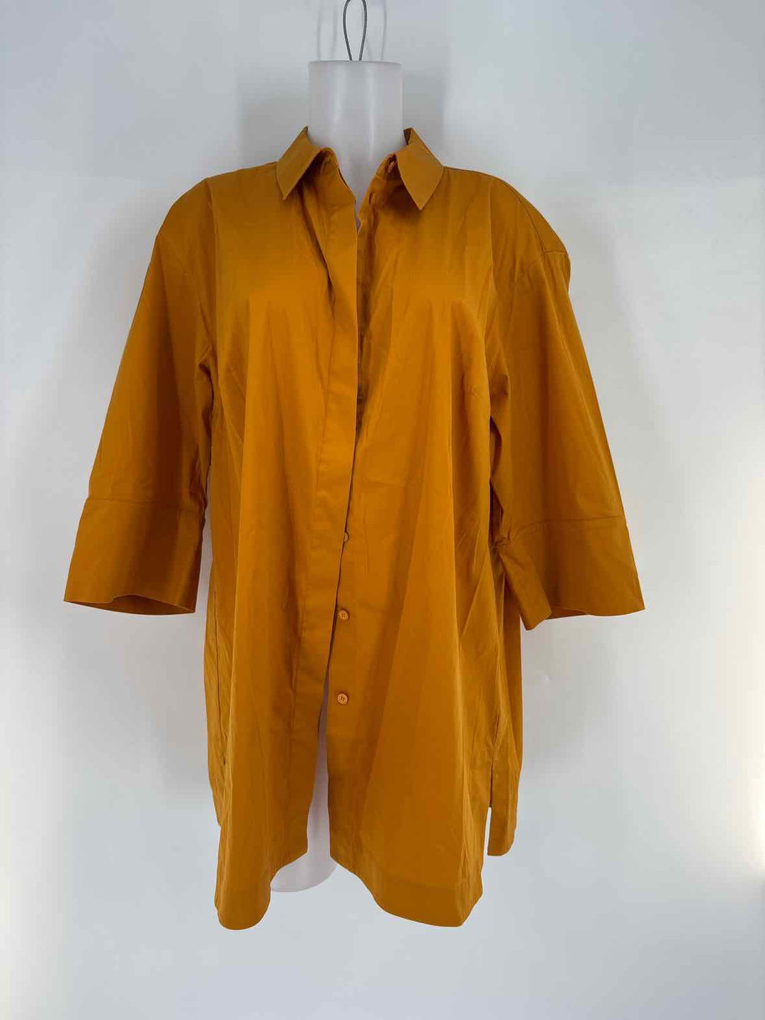 Size 1X LAFAYETTE Mustard Shirt