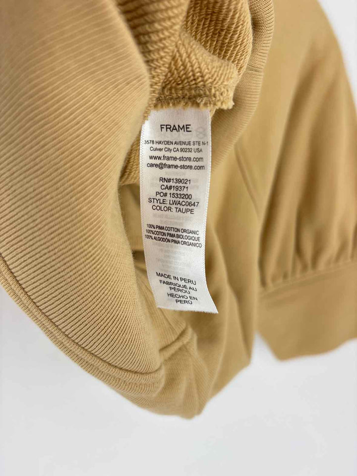 Size XS FRAME Tan Shirt