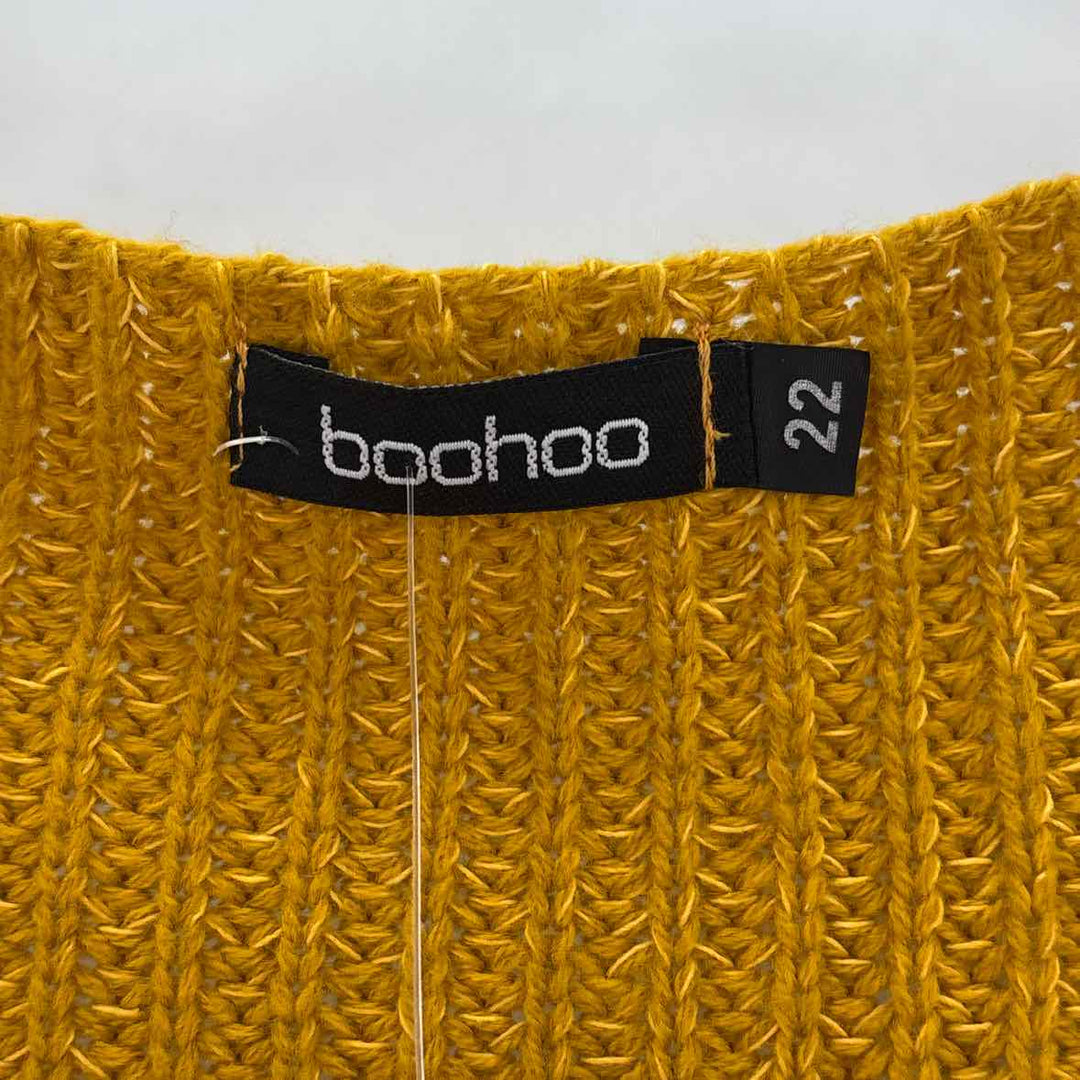 Size 22 BOOHOO Mustard Sweater