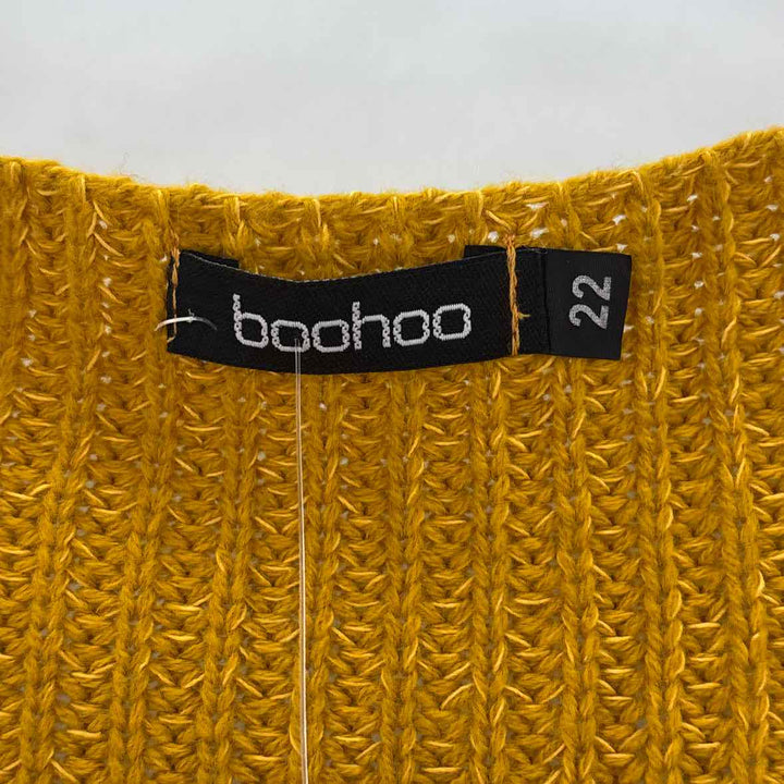 Size 22 BOOHOO Mustard Sweater